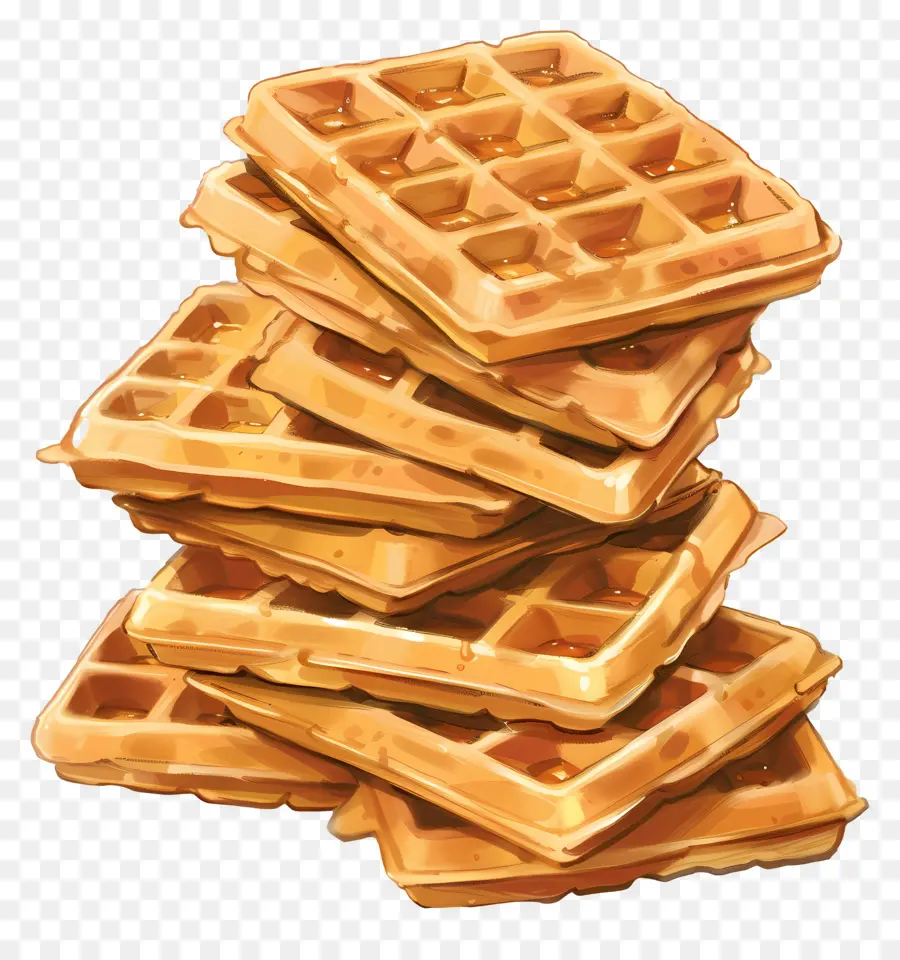 Waffle Yığını，Waffle PNG