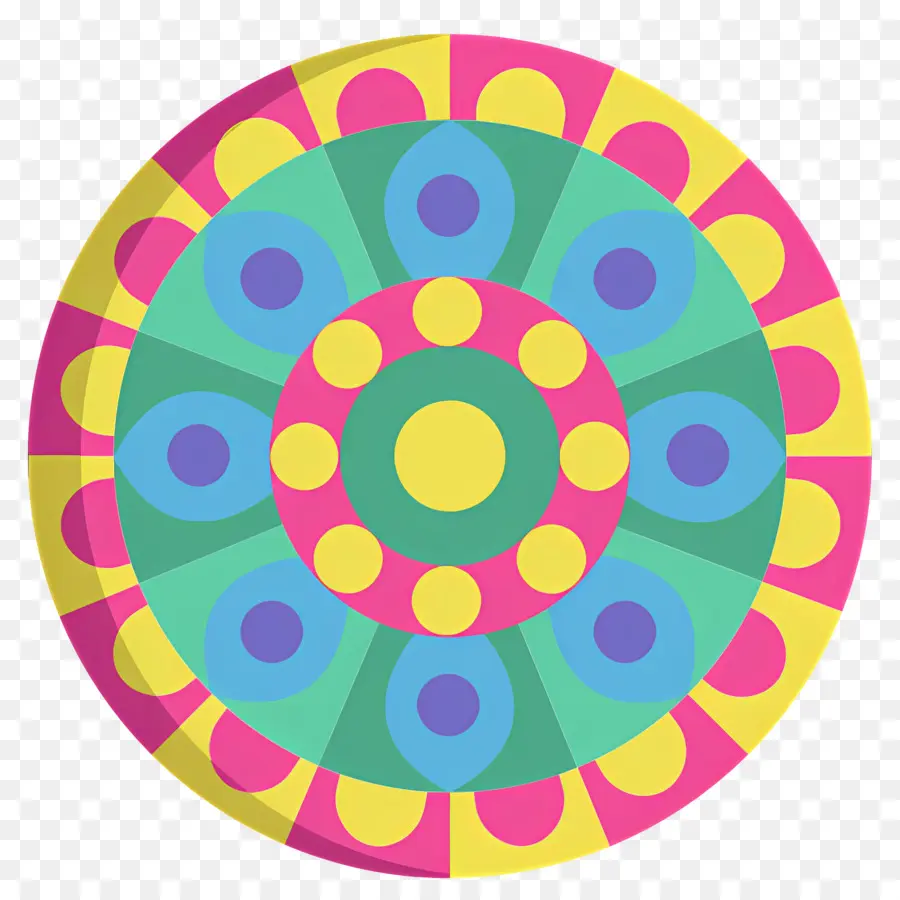 Mandala，Renkli Mandala PNG