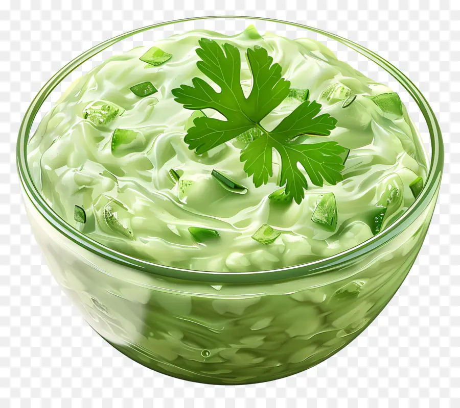 Yeşil Raita，Salata PNG