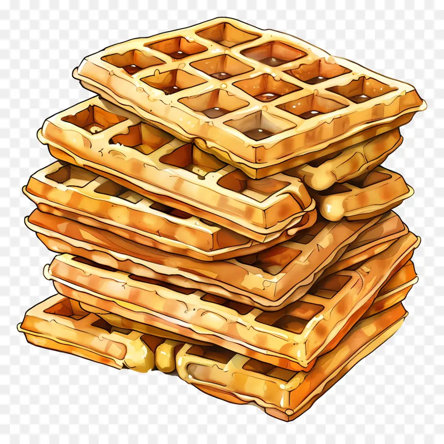 Waffle Yığını，Waffle PNG