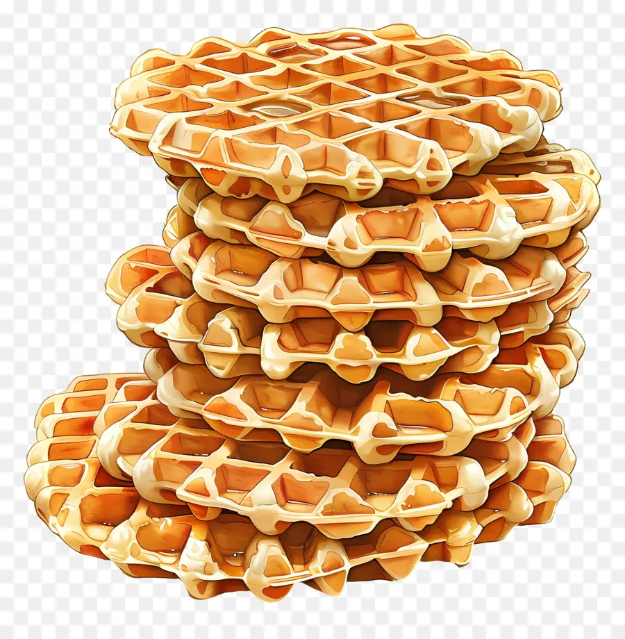 Waffle Yığını，Waffle PNG