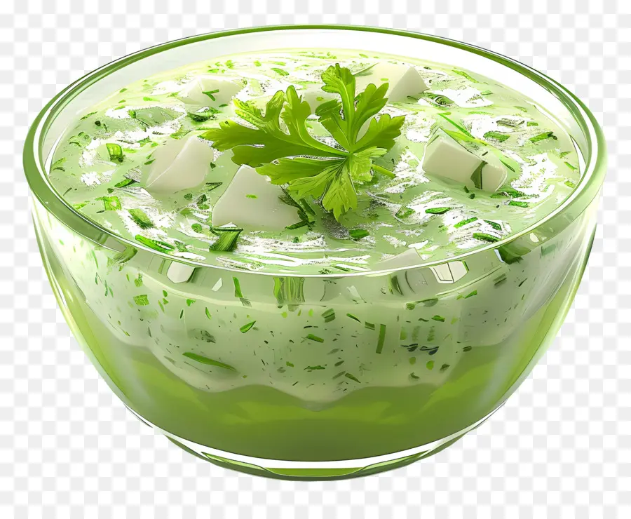 Yeşil Raita，Yeşil Salata PNG