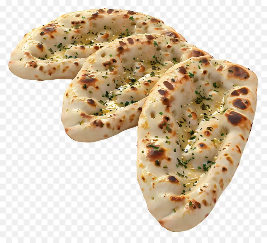 Naan Ekmeği，Sarımsak Naan PNG