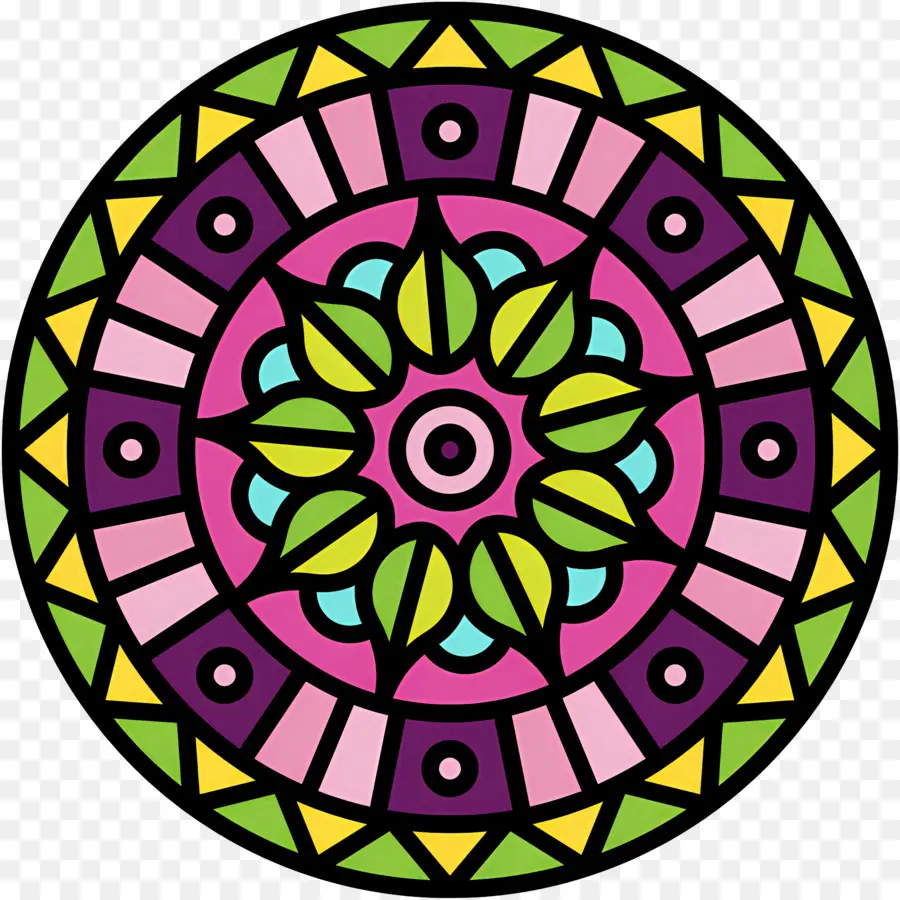 Mandala，Vitray PNG