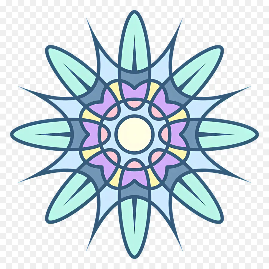 Mandala，Soyut Desen PNG