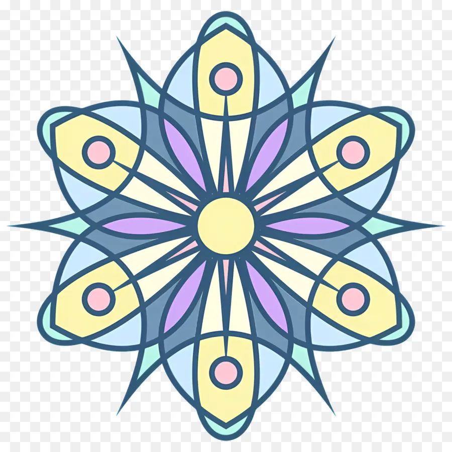 Mandala，Soyut Desen PNG