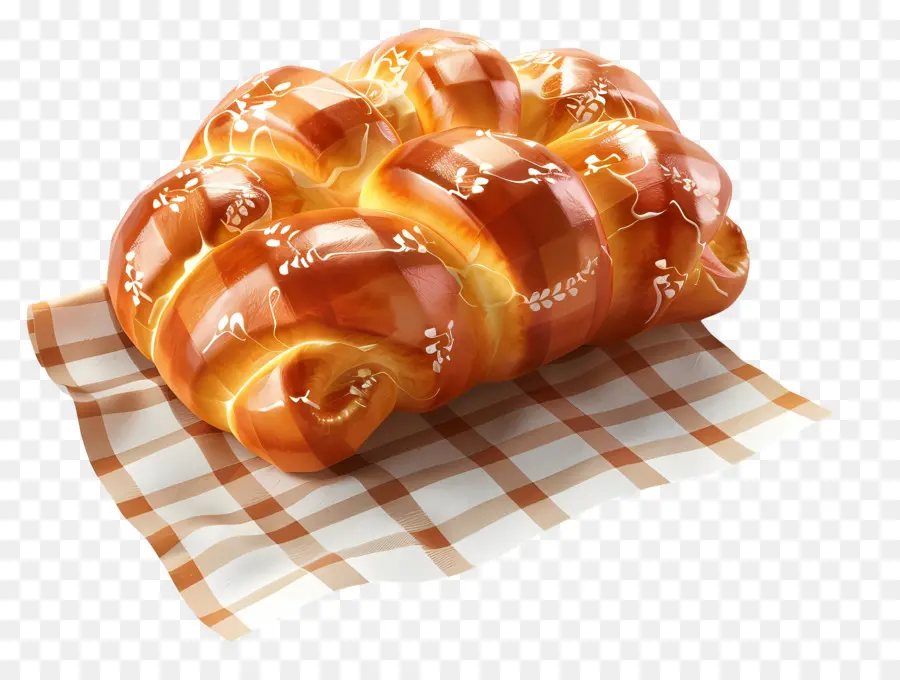 Brioche Ekmeği，Şallah Ekmeği PNG