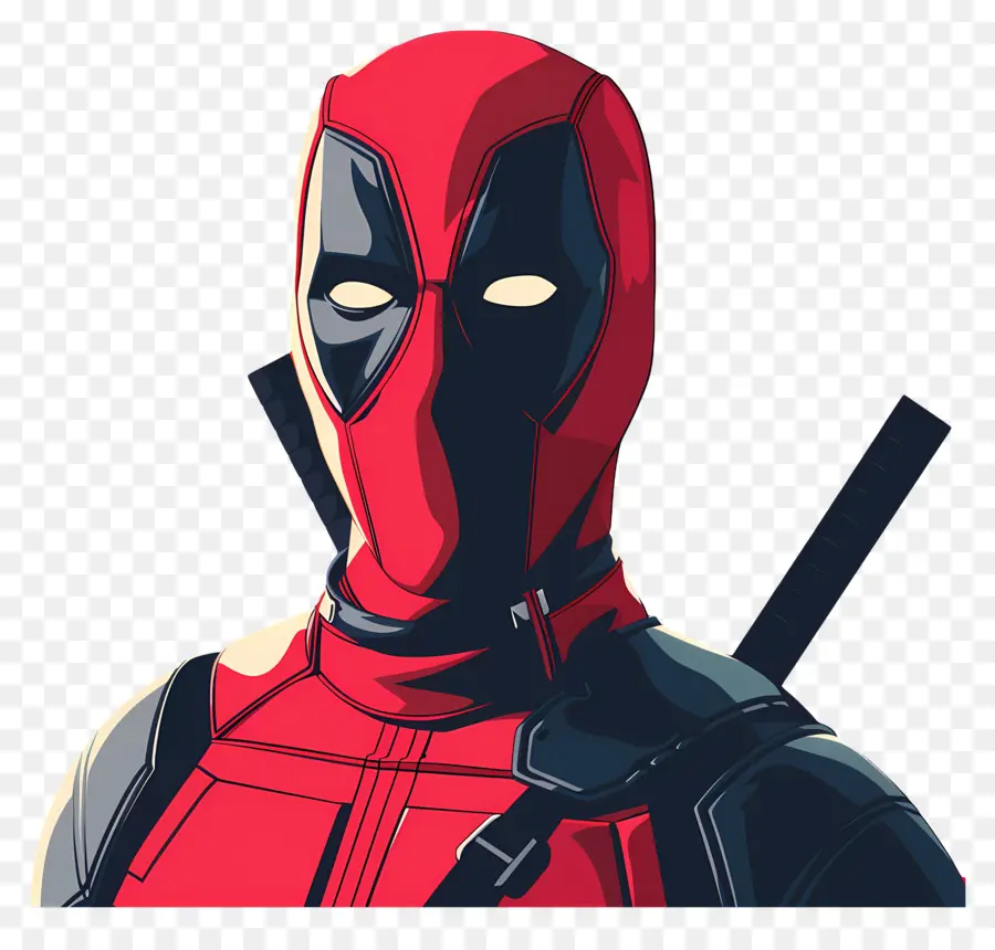 Animasyonlu Deadpool，Süper Kahraman Maskesi PNG