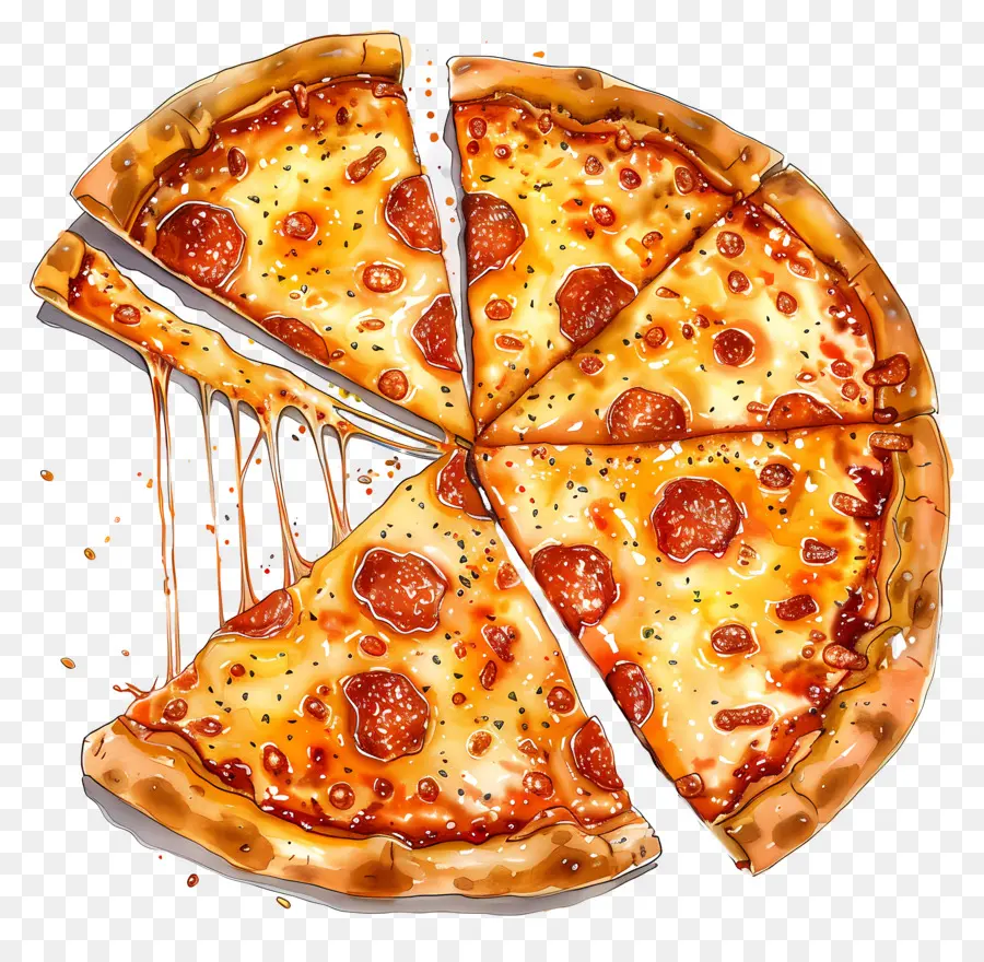 Peynirli Pizza，Pizza PNG