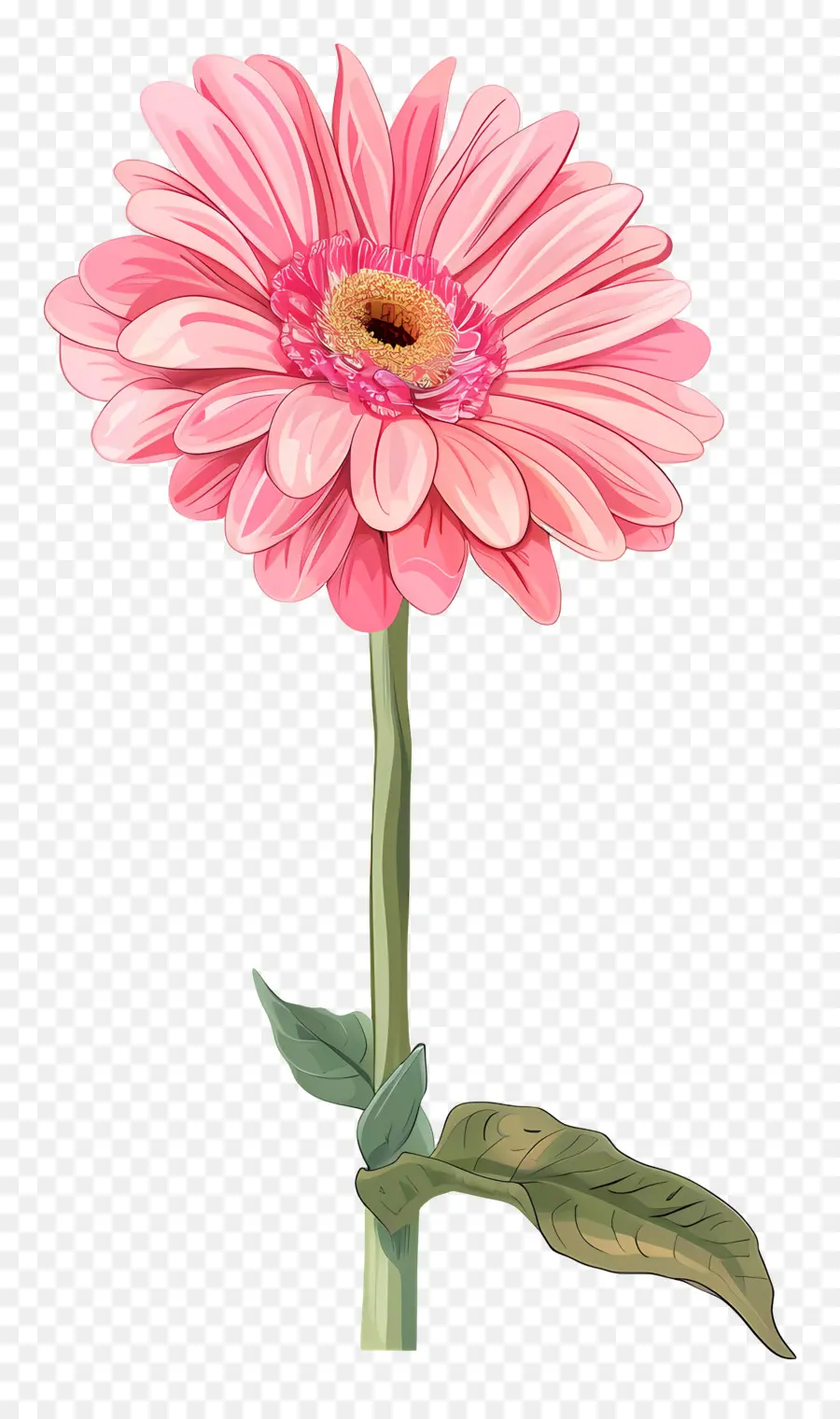 Pembe Gerbera，Pembe Çiçek PNG