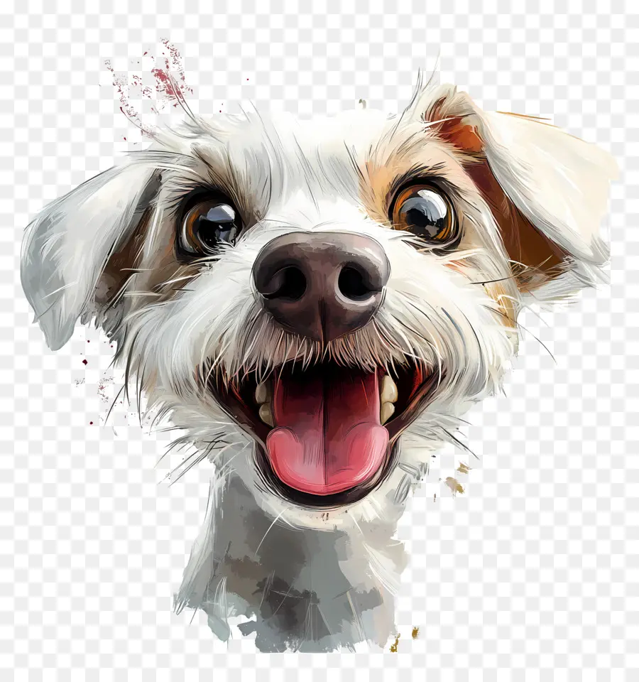 Mutlu，Karikatür Köpek PNG