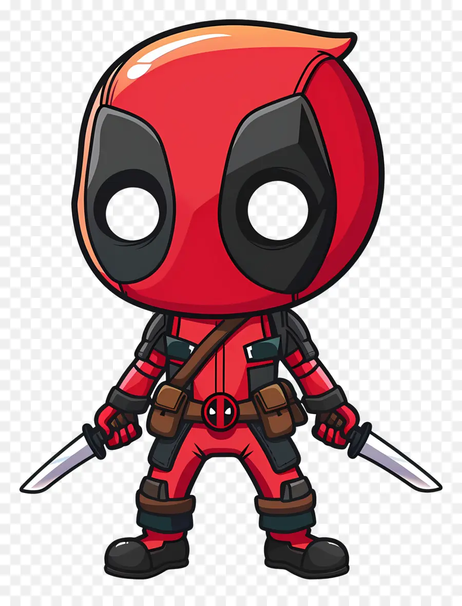 Sevimli Deadpool，Çizgi Film Karakteri PNG