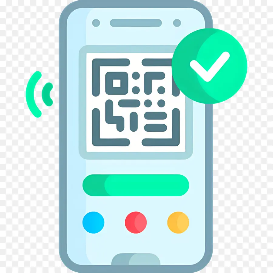 Akıllı Telefon，Telefondaki Qr Kodu PNG