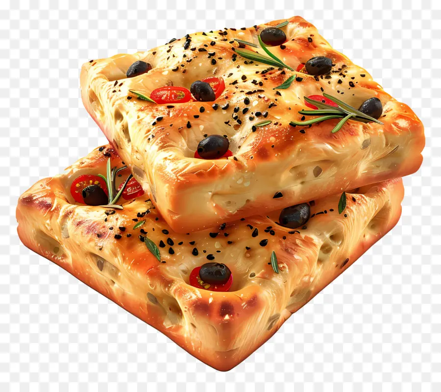 Focaccia Ekmeği，Focaccia PNG