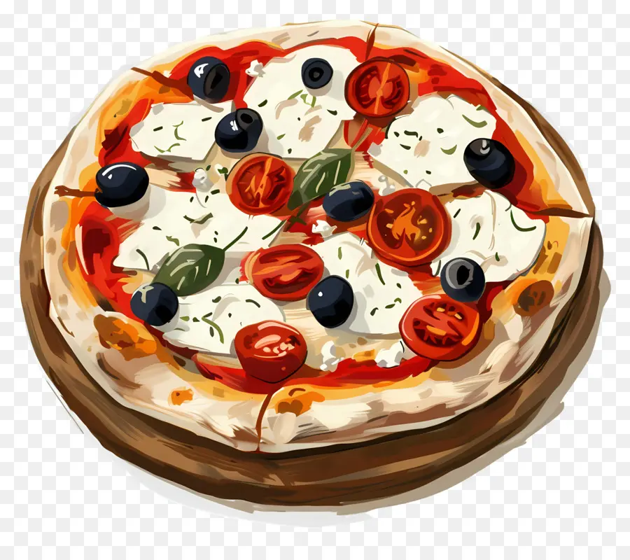 Yunan Pizzası，Pizza PNG