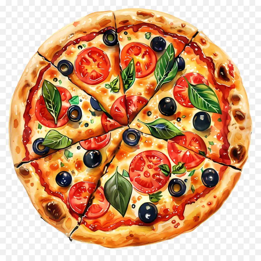 Yunan Pizzası，Pizza PNG