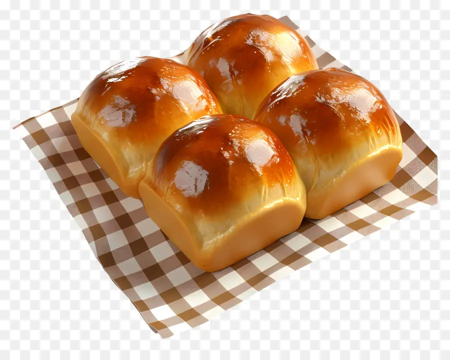 Brioche Ekmeği，Parlak Ekmek Ruloları PNG