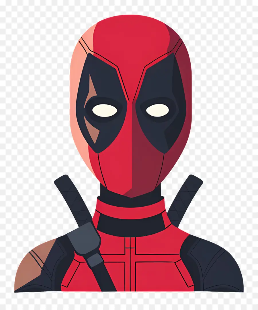 Animasyonlu Deadpool，Süper Kahraman Maskesi PNG