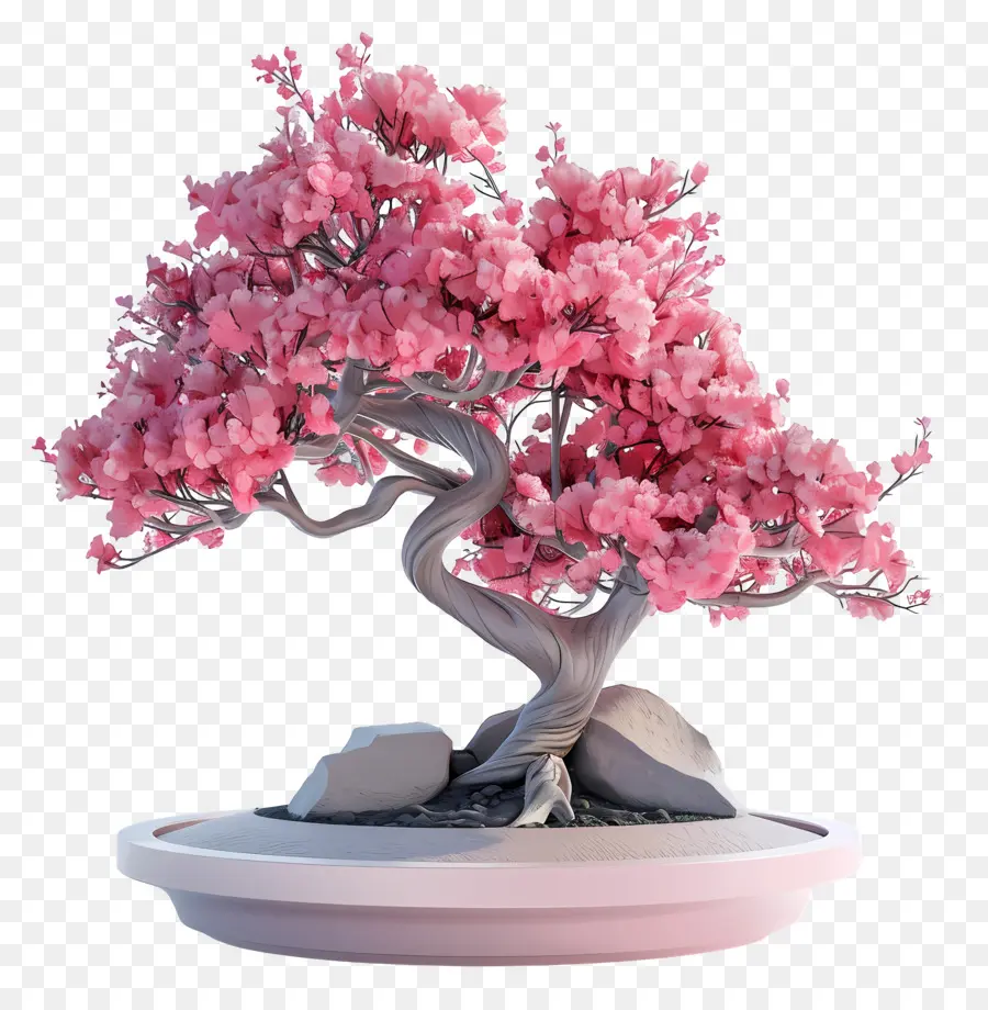 Pembe Bonsai Ağacı，Bonsai Ağacı PNG