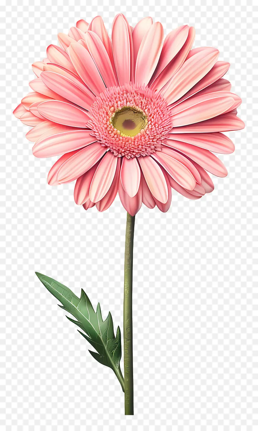 Pembe Gerbera，Pembe Çiçek PNG