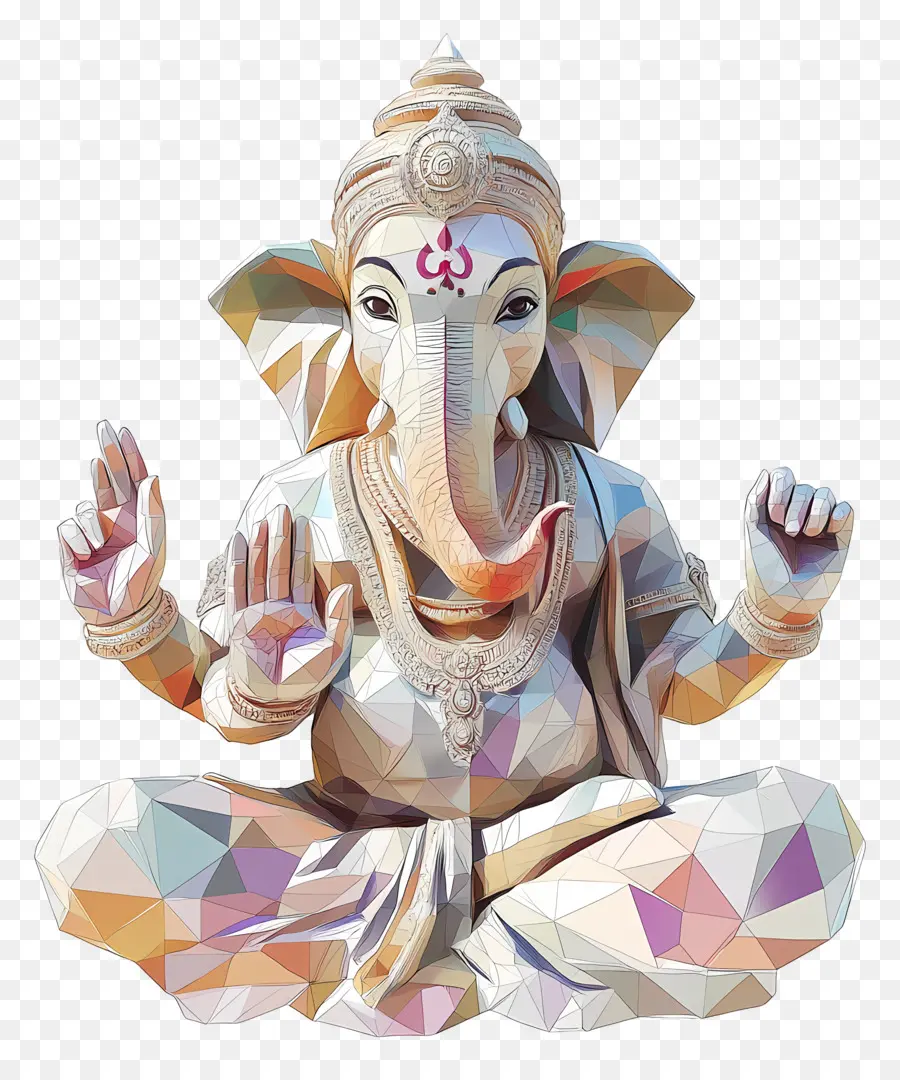 Ganpati，Ganeşa Heykeli PNG