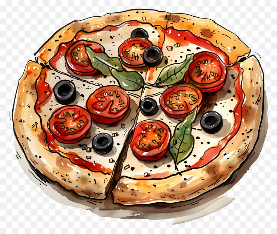 Yunan Pizzası，Pizza PNG