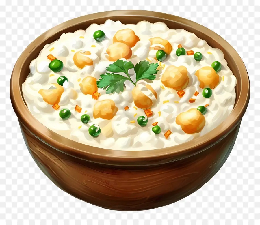 Boondi Raita Raita，Kremalı Salata PNG