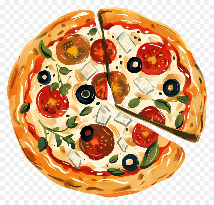 Yunan Pizzası，Pizza PNG