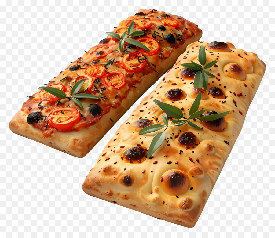 Focaccia Ekmeği，Domates PNG