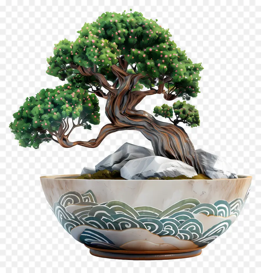 Pohon Bonsai，Bonsai Ağacı PNG