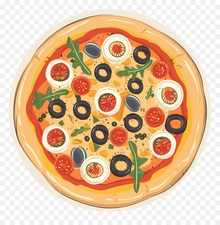 Yunan Pizzası，Pizza PNG