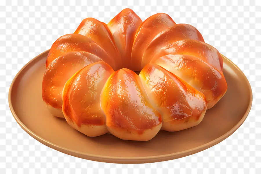 Brioche Ekmeği，Örgülü Ekmek PNG