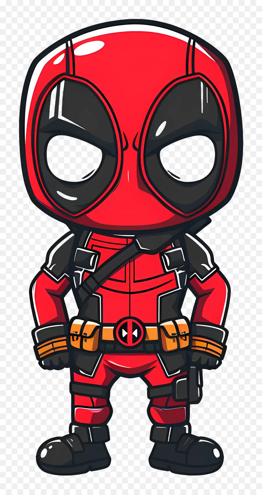 Animasyonlu Deadpool，Kırmızı Süper Kahraman PNG