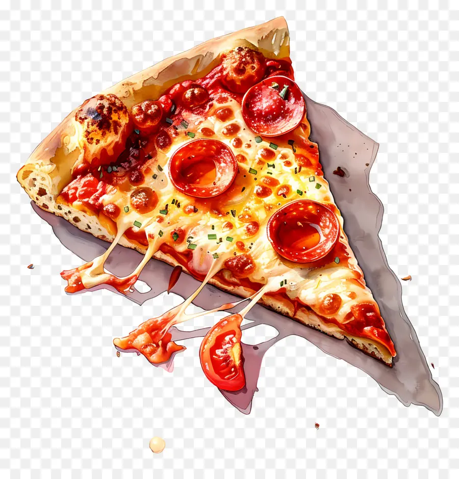 Pizza Dilimi，Peynir PNG