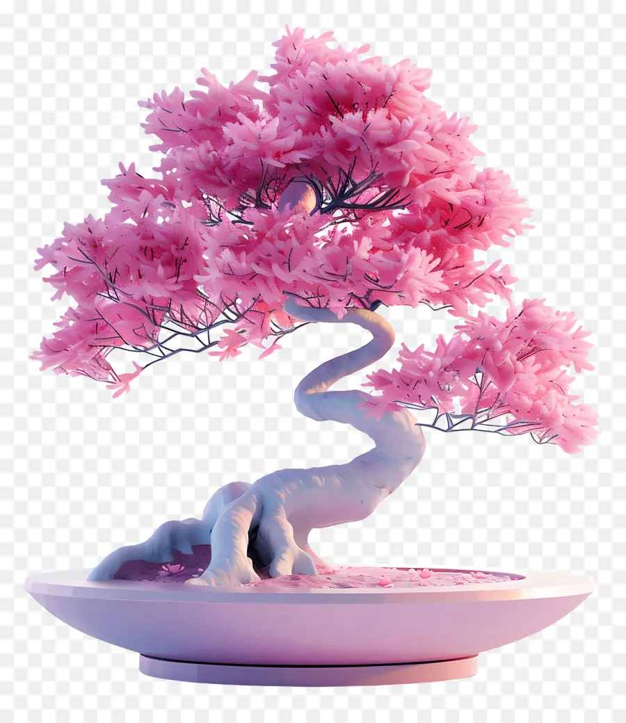 Pembe Bonsai Ağacı，Bonsai Ağacı PNG