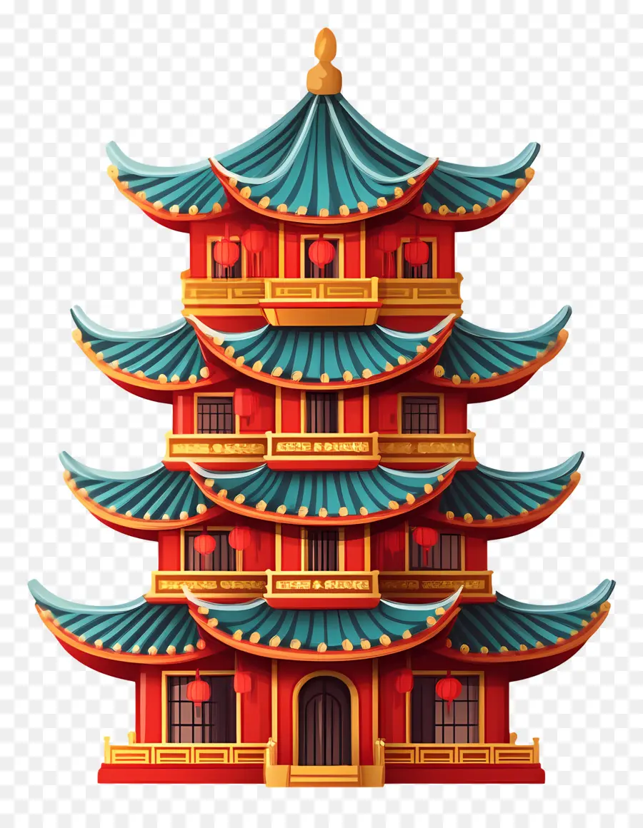 Çin Tapınağı，Pagoda PNG