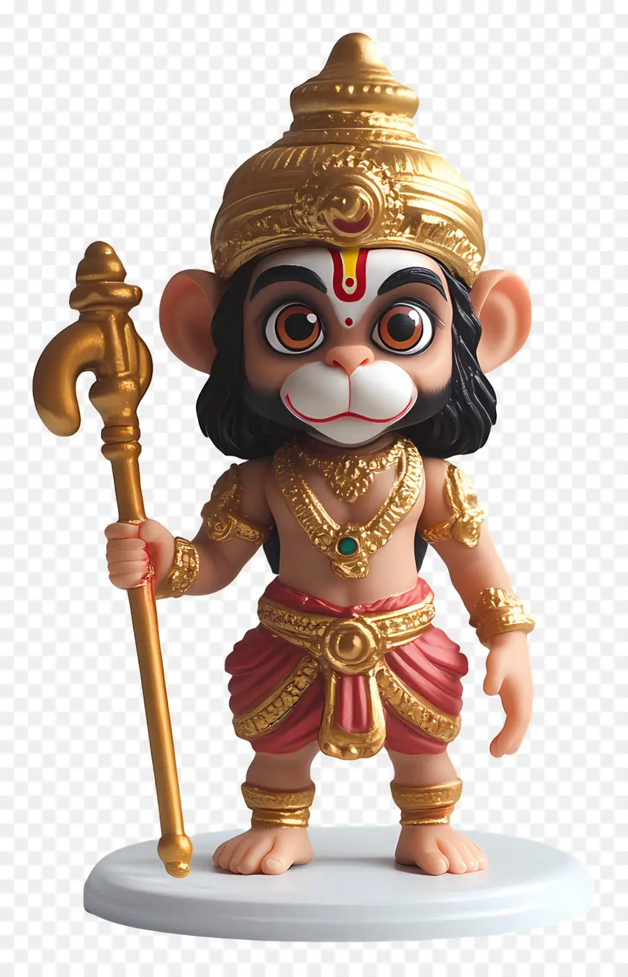 Hanuman，Hanuman Heykelcik PNG