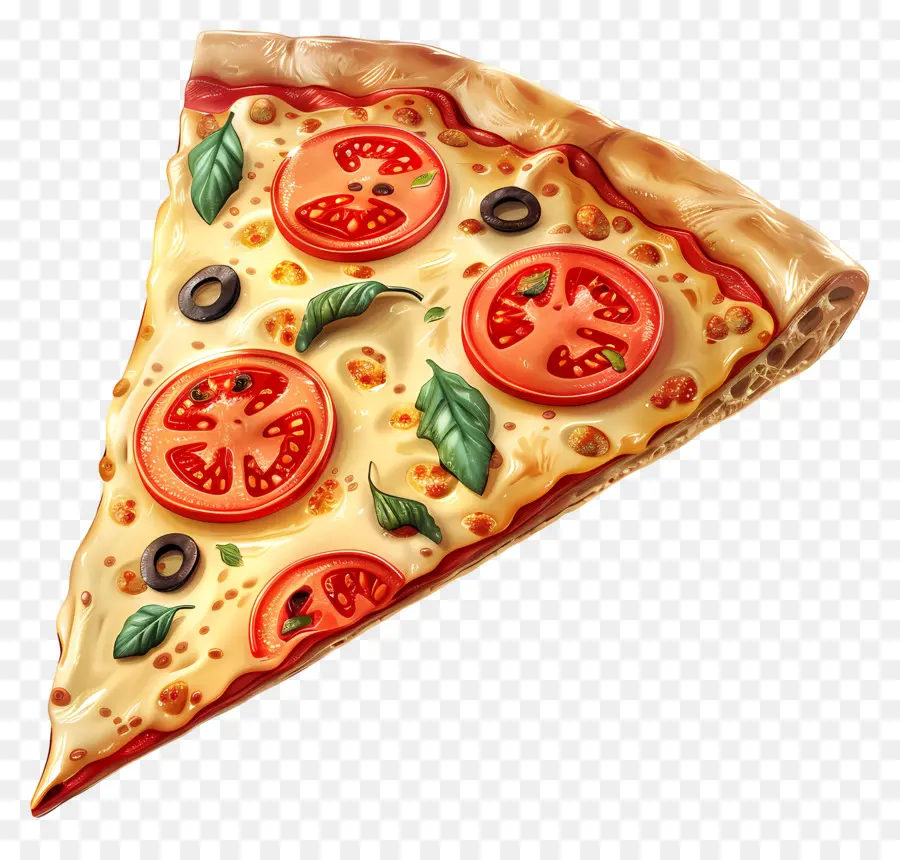 Pizza Dilimi，Domates PNG