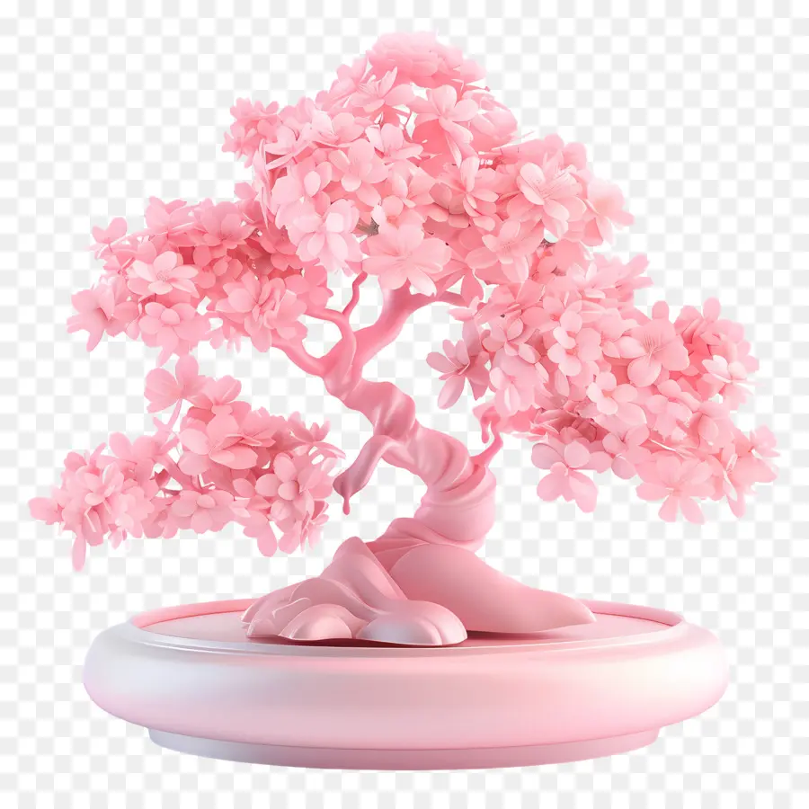 Pembe Bonsai Ağacı，Pembe Bonsai PNG