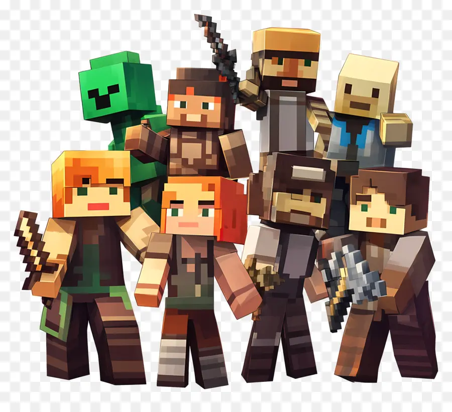 Minecraft，Minecraft Karakterleri PNG