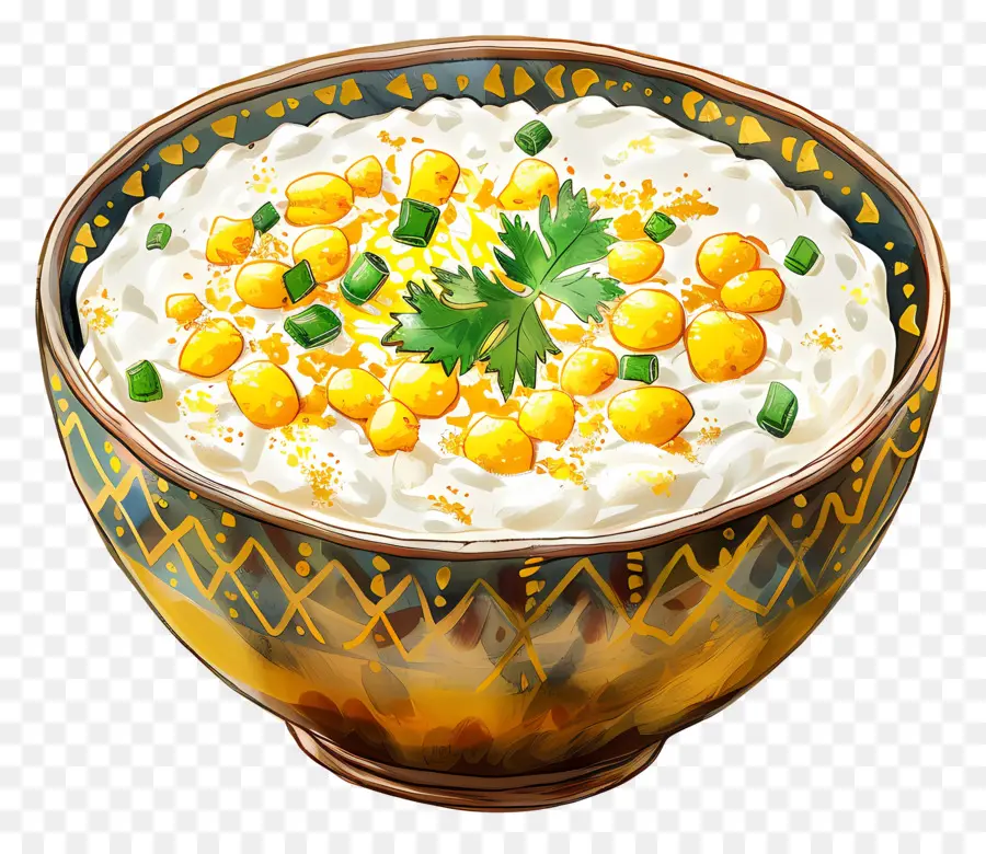 Boondi Raita Raita，Kase Yemek PNG