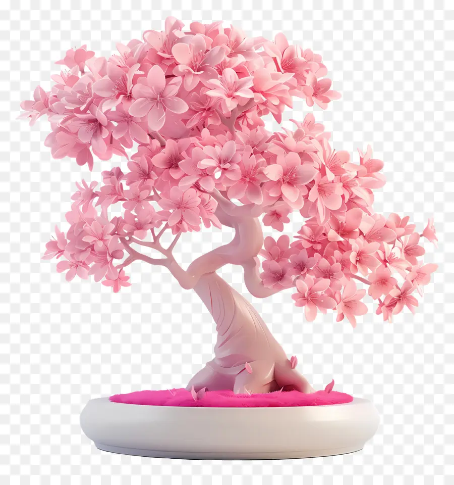 Pembe Bonsai Ağacı，Pembe Bonsai PNG