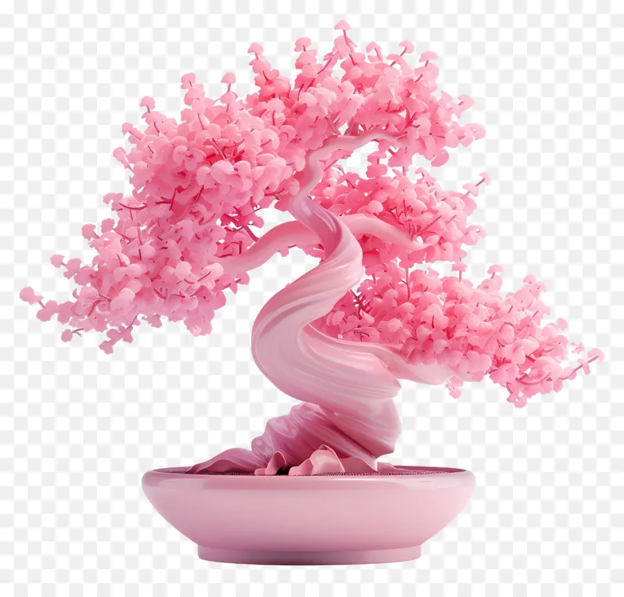 Pembe Bonsai Ağacı，Pembe Bonsai PNG