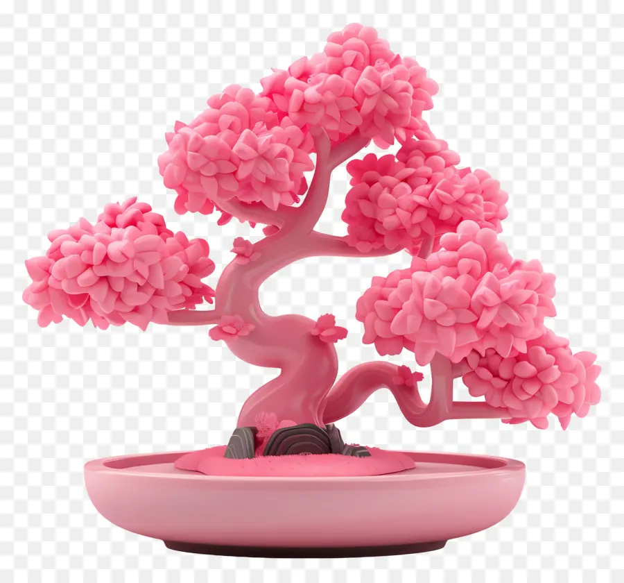 Pembe Bonsai Ağacı，Pembe Bonsai PNG