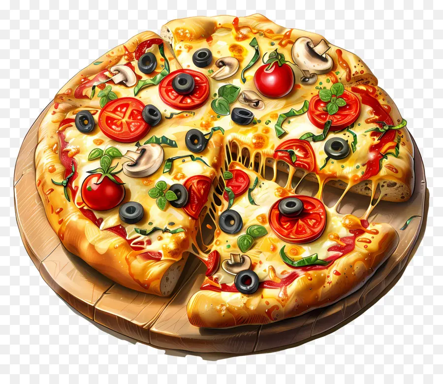 Yunan Pizzası，Pizza PNG