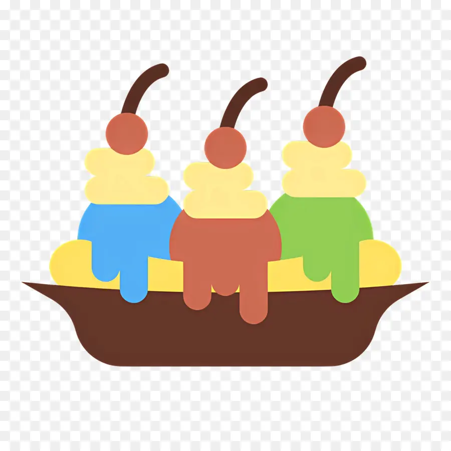 Dondurmalı Tatlı，Banana Split PNG