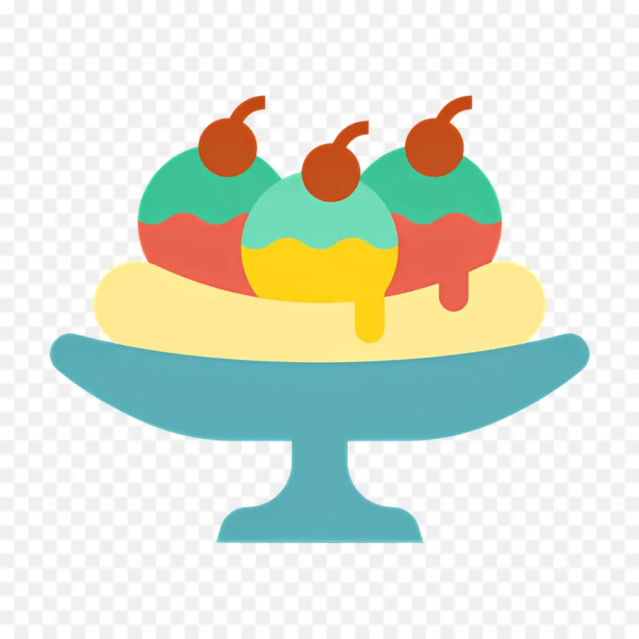 Dondurmalı Tatlı，Banana Split PNG