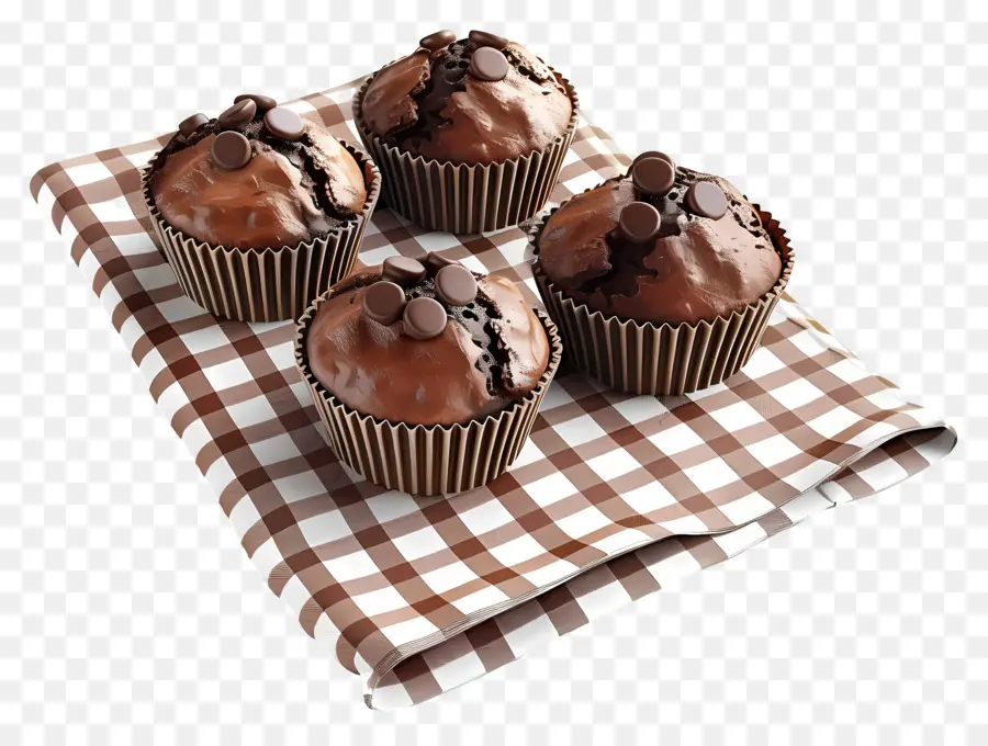 çikolatalı Kekler，Çikolatalı Muffinler PNG