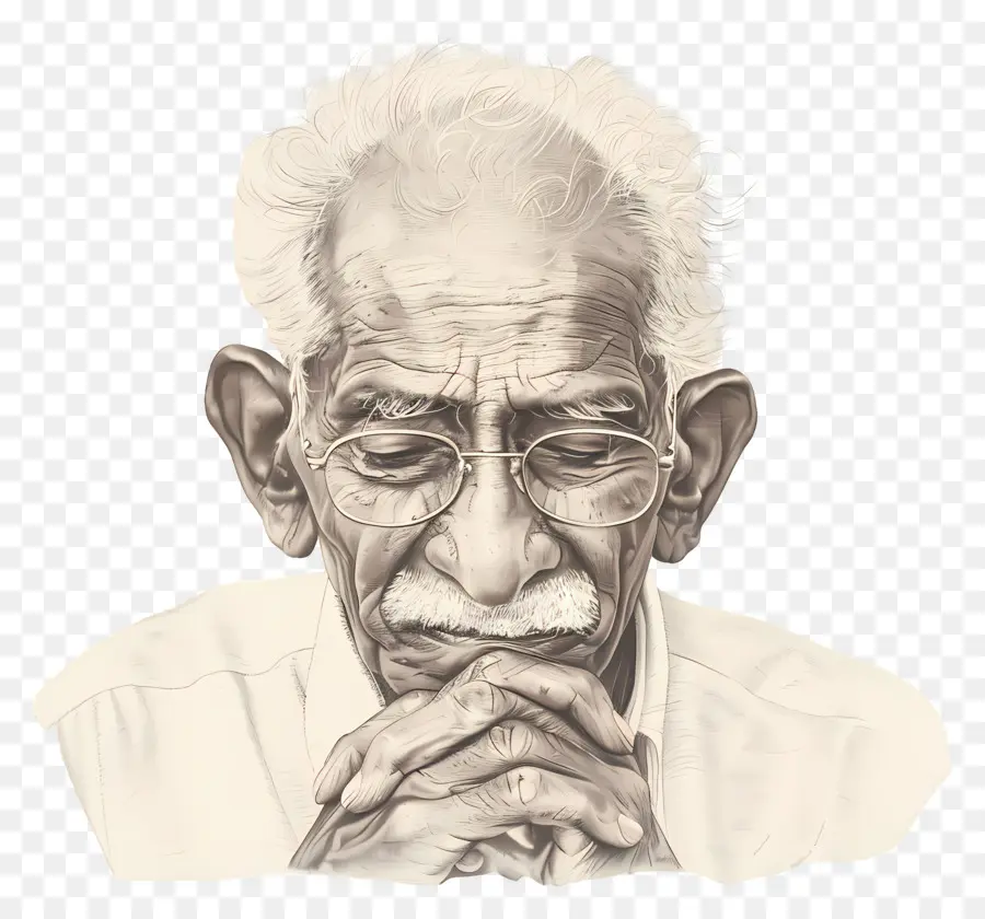 Sarvepalli Radhakrishnan，Yaşlı Adam PNG