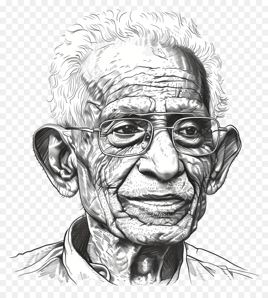 Sarvepalli Radhakrishnan，Yaşlı Adam PNG